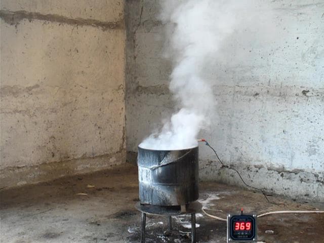 Охолодження після гасіння на 60 секундах